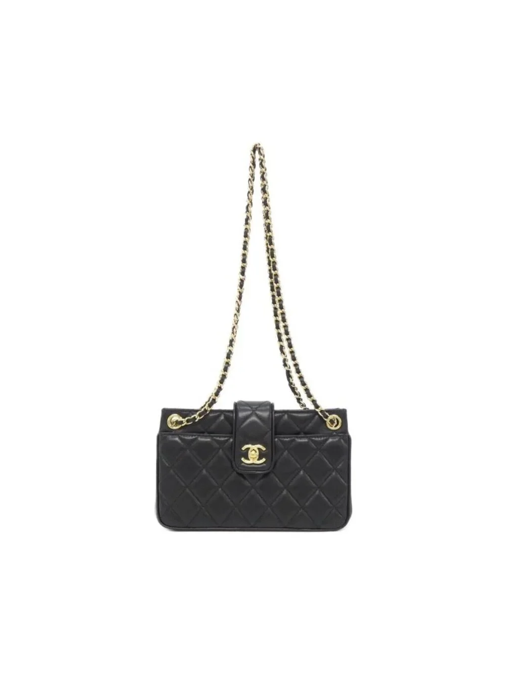 Chanel Chain Clutch Black
